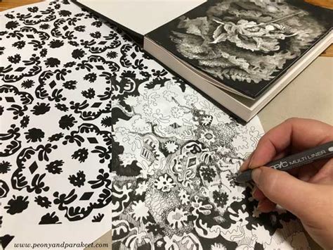 Art of Black and White Drawing: Techniques .